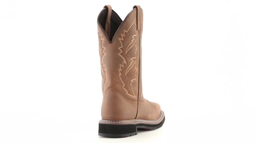 Guide Gear Men's Square Toe Pull-On Western Boots 360 View - image 8 from the video