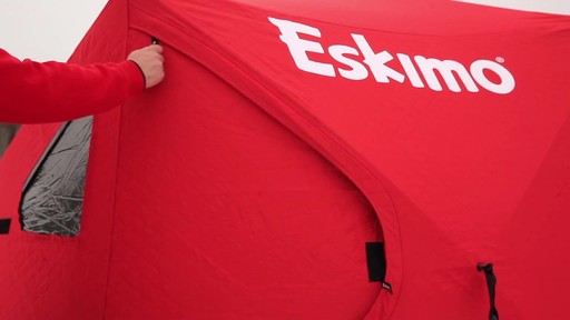 Eskimo FatFish 9416I Insulated Ice Fishing Shelter - image 2 from the video