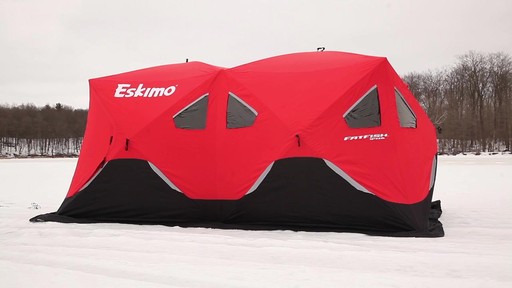 Eskimo FatFish 9416I Insulated Ice Fishing Shelter - image 3 from the video
