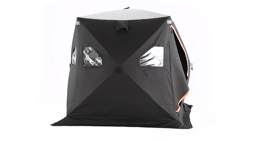Guide Gear 6' x 6' Fully Insulated Ice Fishing Shelter - image 10 from the video