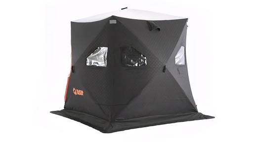 Guide Gear 6' x 6' Fully Insulated Ice Fishing Shelter - image 2 from the video