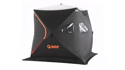 Guide Gear 6' x 6' Fully Insulated Ice Fishing Shelter - image 3 from the video