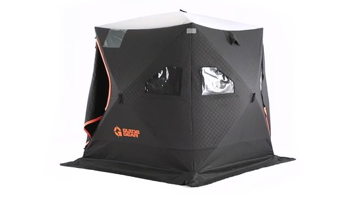 Guide Gear 6' x 6' Fully Insulated Ice Fishing Shelter - image 7 from the video