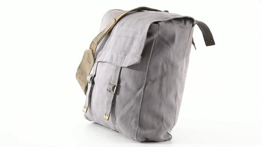 British Military Surplus M37 Canvas Pack Used 360 View - image 10 from the video
