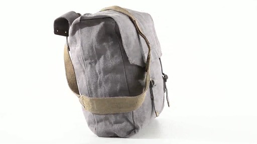 British Military Surplus M37 Canvas Pack Used 360 View - image 4 from the video