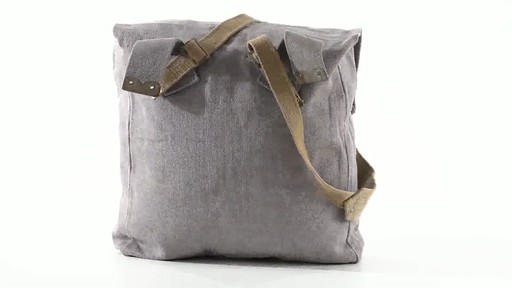 British Military Surplus M37 Canvas Pack Used 360 View - image 7 from the video