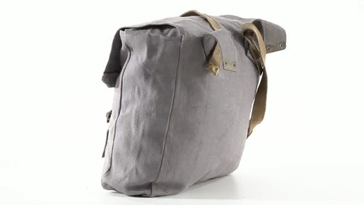 British Military Surplus M37 Canvas Pack Used 360 View - image 9 from the video