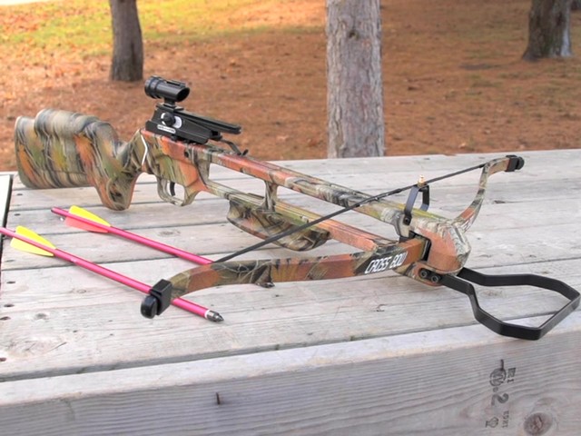 150 - lb. Recurve Camo Crossbow - image 10 from the video
