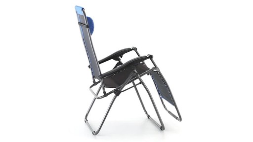 Guide Gear Oversized 500 lb. Zero Gravity Chair Blue 360 View - image 4 from the video