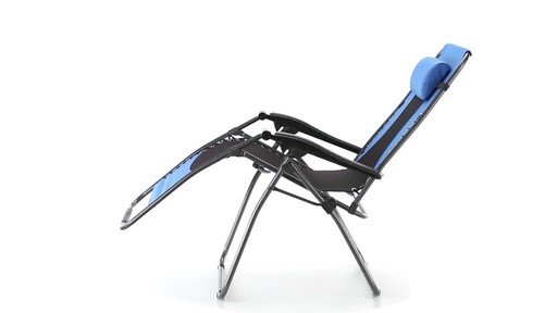 Guide Gear Oversized 500 lb. Zero Gravity Chair Blue 360 View - image 8 from the video