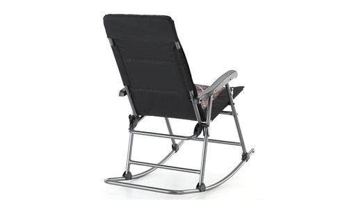 Guide Gear Oversized Rocking Camp Chair 500 lb. Capacity Mossy Oak Break Up Country 360 View - image 9 from the video