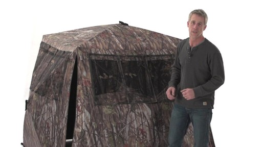 Guide Gear Camo Flare Out 5-Hub Ground Blind - image 2 from the video