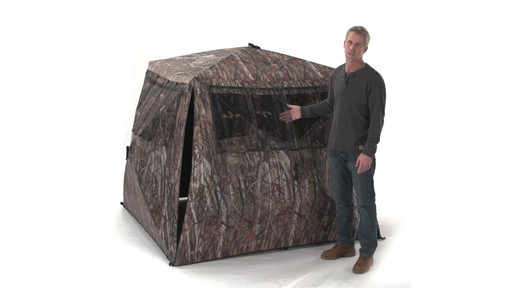 Guide Gear Camo Flare Out 5-Hub Ground Blind - image 8 from the video