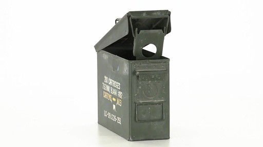U.S. Military Surplus .30 Caliber Ammo Can Used 360 View - image 4 from the video
