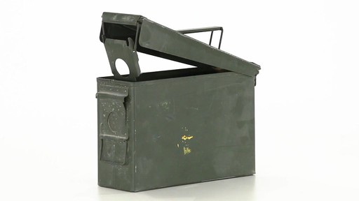 U.S. Military Surplus .30 Caliber Ammo Can Used 360 View - image 6 from the video