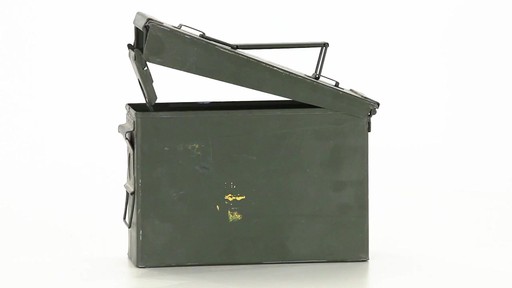 U.S. Military Surplus .30 Caliber Ammo Can Used 360 View - image 7 from the video