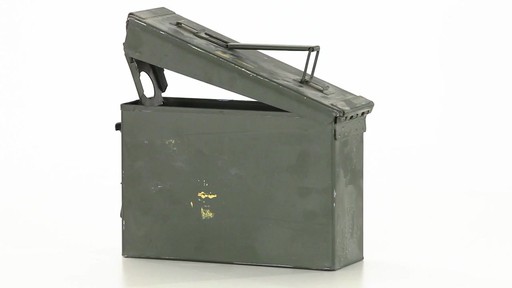 U.S. Military Surplus .30 Caliber Ammo Can Used 360 View - image 8 from the video