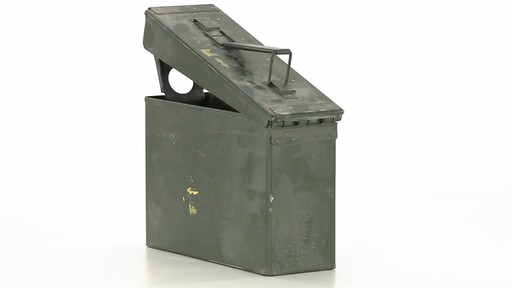 U.S. Military Surplus .30 Caliber Ammo Can Used 360 View - image 9 from the video