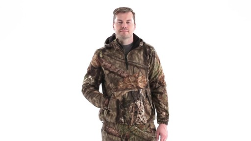 Guide Gear Men's Whist Pullover Hunting Jacket with W3 Fleece 360 View - image 10 from the video