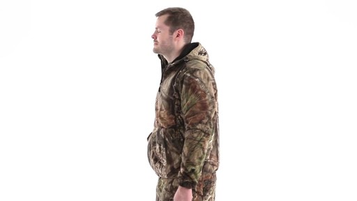 Guide Gear Men's Whist Pullover Hunting Jacket with W3 Fleece 360 View - image 7 from the video