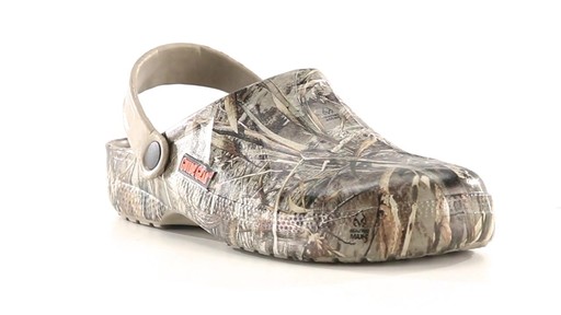 Guide Gear Men's Afton Camo Clogs 360 View - image 3 from the video