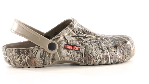 Guide Gear Men's Afton Camo Clogs 360 View - image 5 from the video