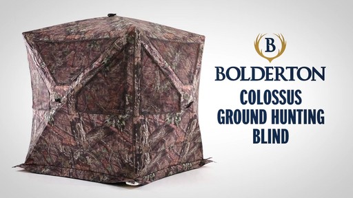 Bolderton Colossus Ground Hunting Blind - image 1 from the video