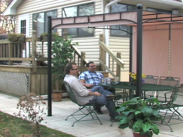 CASTLECREEK Pergola with Adjustable Shade - image 10 from the video