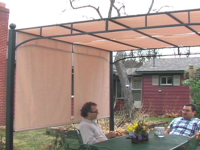 CASTLECREEK Pergola with Adjustable Shade - image 2 from the video