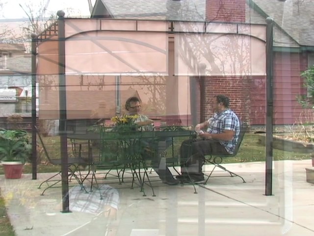 CASTLECREEK Pergola with Adjustable Shade - image 3 from the video
