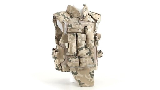 Polish NATO Military Surplus Flak Vest Used 360 View - image 1 from the video