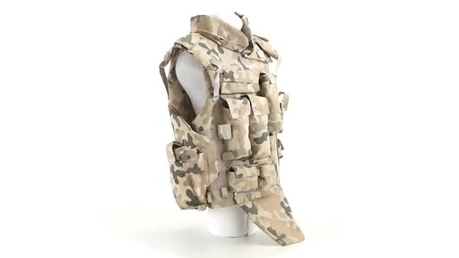 Polish NATO Military Surplus Flak Vest Used 360 View - image 2 from the video