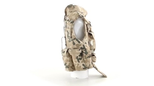 Polish NATO Military Surplus Flak Vest Used 360 View - image 3 from the video