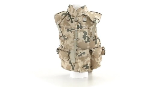 Polish NATO Military Surplus Flak Vest Used 360 View - image 4 from the video