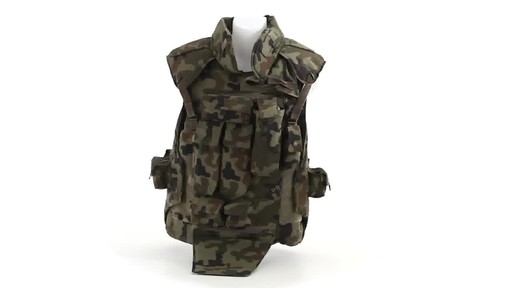 Polish NATO Military Surplus Flak Vest Used 360 View - image 8 from the video