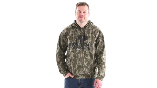 Guide Gear Men's Mossy Oak Bottomland Camo Hoodie 360 View - image 10 from the video