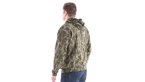 Guide Gear Men's Mossy Oak Bottomland Camo Hoodie 360 View - image 7 from the video