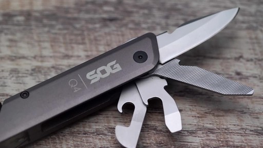 SOG Baton Q4 Multi Tool - image 6 from the video