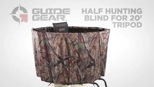Guide Gear Half Hunting Blind For 20' Tripod - image 1 from the video