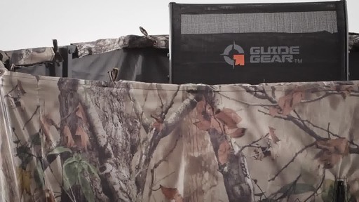 Guide Gear Half Hunting Blind For 20' Tripod - image 6 from the video