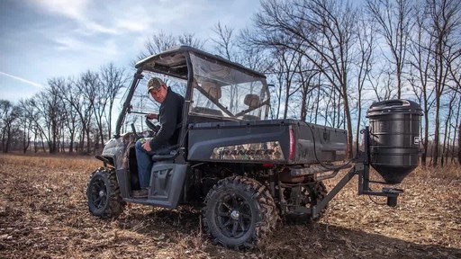 Moultrie ATV Seed Spreader with Electric Feed Gate. - image 3 from the video