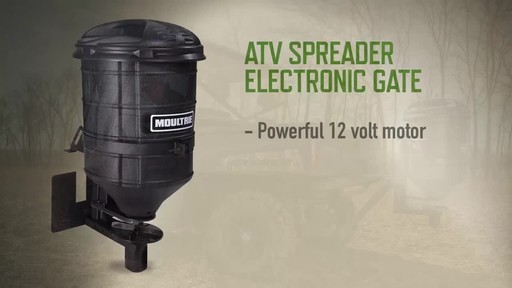 Moultrie ATV Seed Spreader with Electric Feed Gate. - image 4 from the video