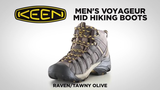 KEEN Men's Voyageur Mid Hiking Boots - image 1 from the video