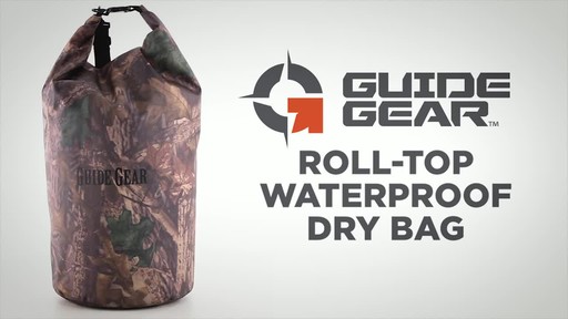 Guide Gear Roll-Top Waterproof Dry Bag 60 Liter - image 9 from the video