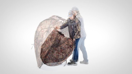 Guide Gear Deluxe 4-panel Spring Steel Hunting Blind - image 3 from the video