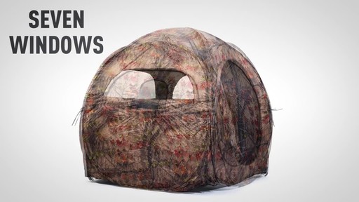 Guide Gear Deluxe 4-panel Spring Steel Hunting Blind - image 6 from the video