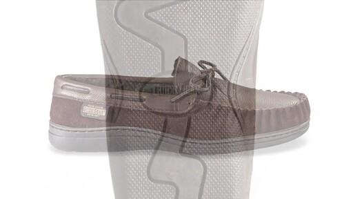 Guide Gear Men's Moccasin Slippers Deerskin - image 7 from the video