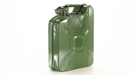 Military Surplus Jerry Can 10 Liter (2.5 Gallon) 360 View - image 10 from the video