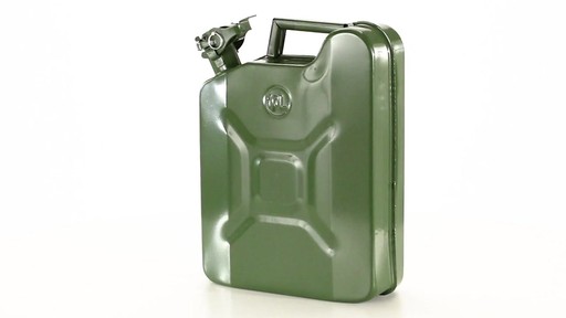 Military Surplus Jerry Can 10 Liter (2.5 Gallon) 360 View - image 2 from the video