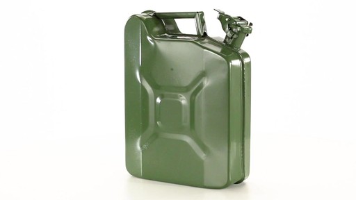 Military Surplus Jerry Can 10 Liter (2.5 Gallon) 360 View - image 7 from the video